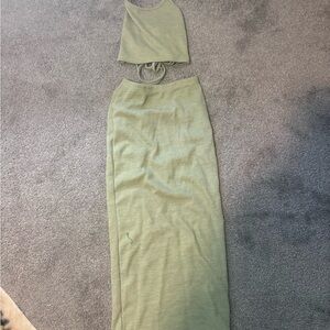 H&M Olive Two-Piece Set